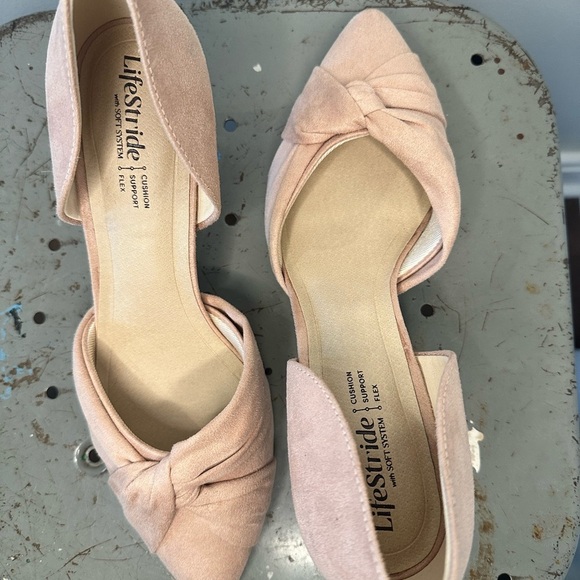 LifeStride Abby d'Orsay Pointed Toe Pump 8.5 pink - Picture 3 of 14